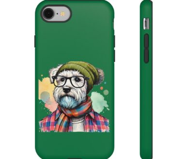 Funda de Teléfono con Diseño Artístico Temático de Perros