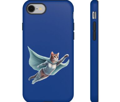 Funda de teléfono Superhero Cat