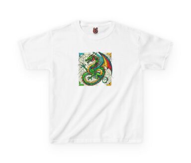 Colorful Dragon Graphic T-Shirt
