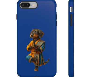 Coque de téléphone Yoga teckel