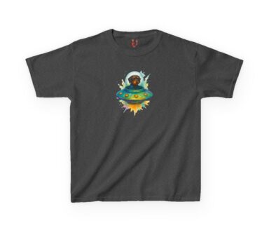 Graphic T-Shirt with UFO Design