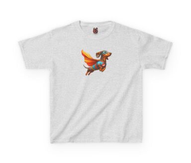 T-shirt graphique Chien Super-Héros