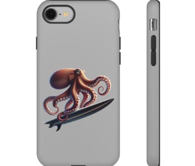Octopus Illustration on Phone Case
