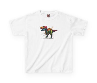 Colorful Tyrannosaurus Rex Graphic T-Shirt