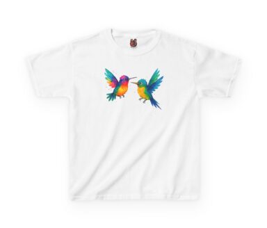 T-shirt graphique Colibri coloré