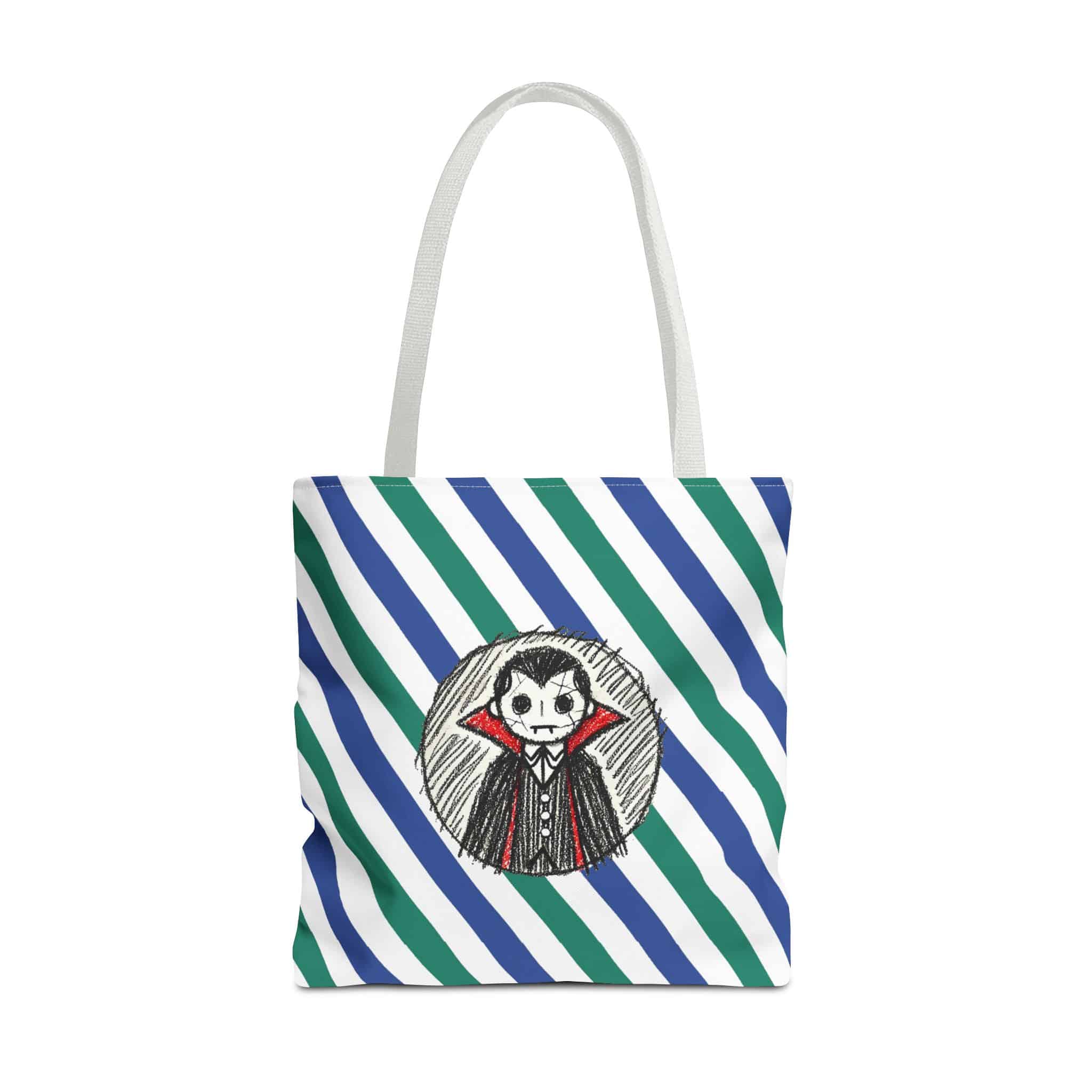Dracula Tote bag – Vampire purse – Gothic handbag vampire print - Image 17