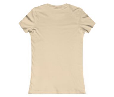 Camiseta Lisa para Mujer de Color Beige