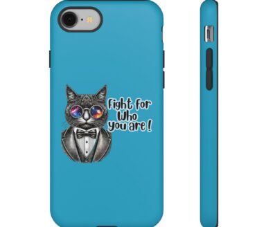 Cat Phone Case with Quote
