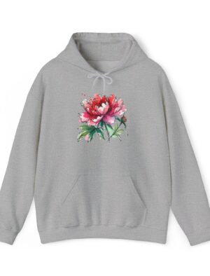 Flowers Hoodie comfy nature Graphic sweater floral design vintage Hoodie botanical print