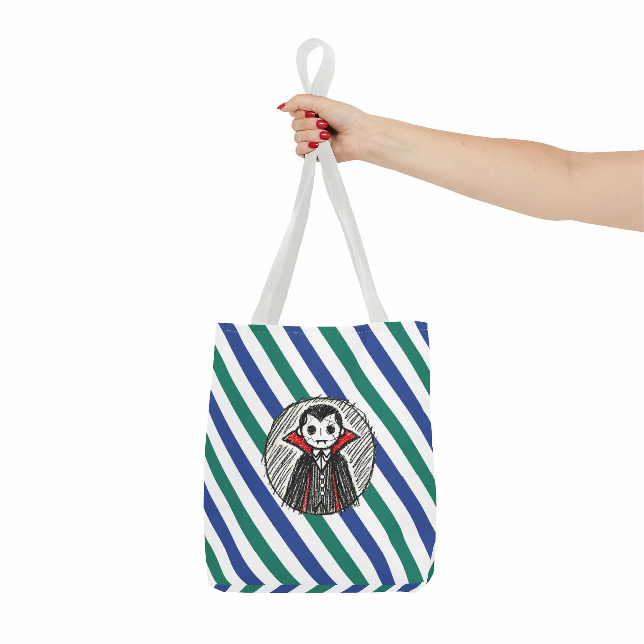 Dracula Tote bag – Vampire purse – Gothic handbag vampire print - Image 14