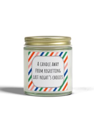 Candle with Humorous Label