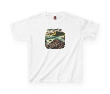 Wit T-shirt met grafisch ontwerp