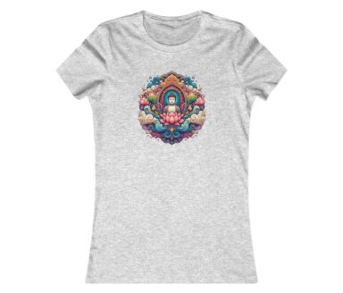 Graphic T-Shirt with Buddha Design
