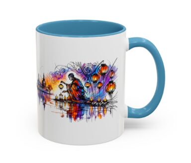 Colorful Mug with Artistic Design