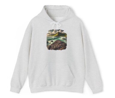 Gray Hoodie with Graphic Design