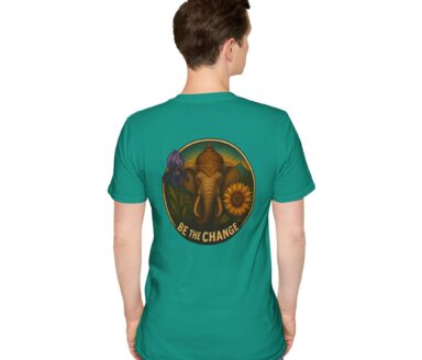 T-shirt graphique "Be the Change" (Soyez le changement)