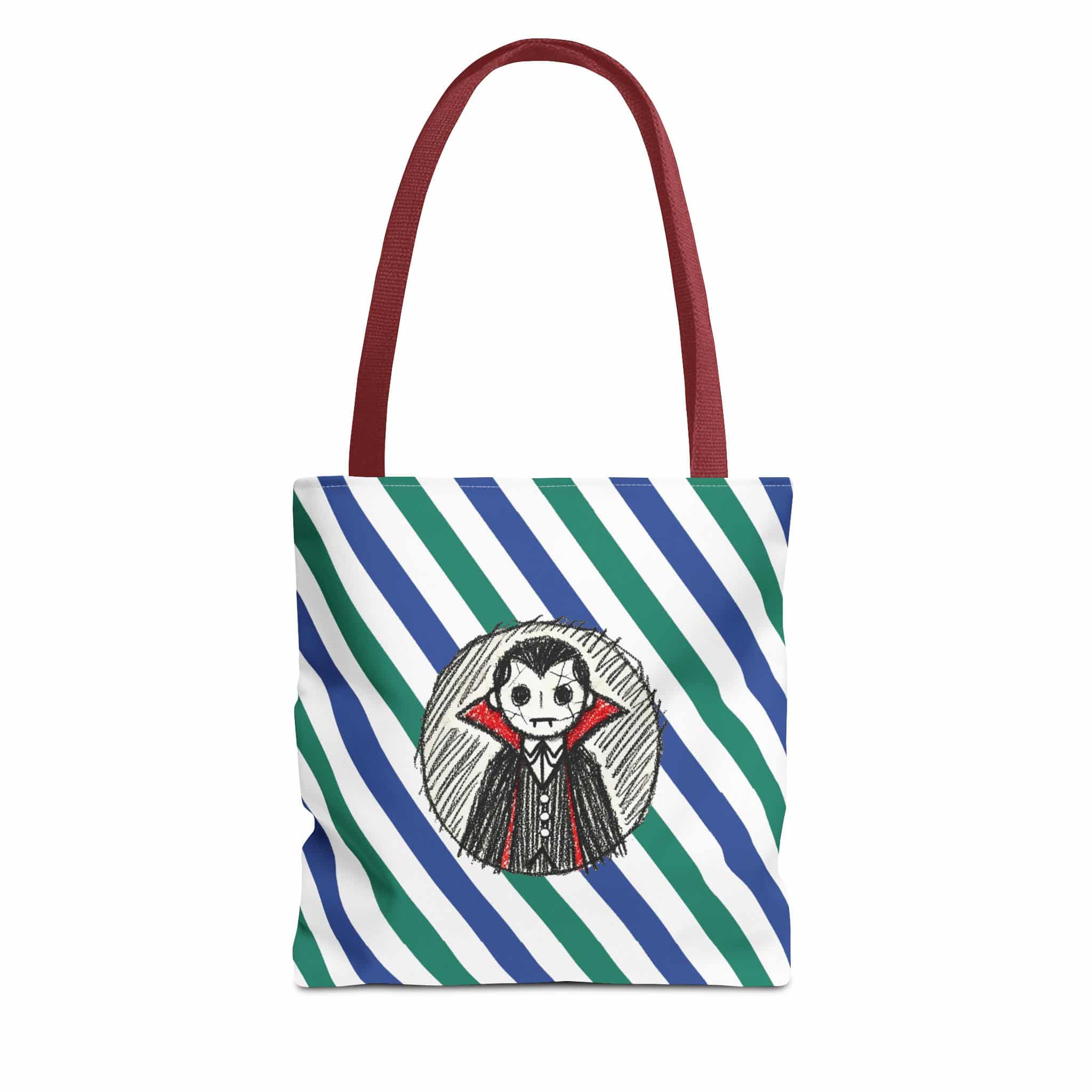Dracula Tote bag – Vampire purse – Gothic handbag vampire print - Image 7