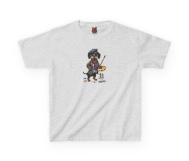 Dog Artist T-Shirt Design