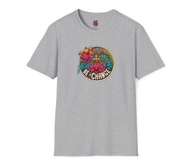 T-shirt graphique "Be the Change" (Soyez le changement)