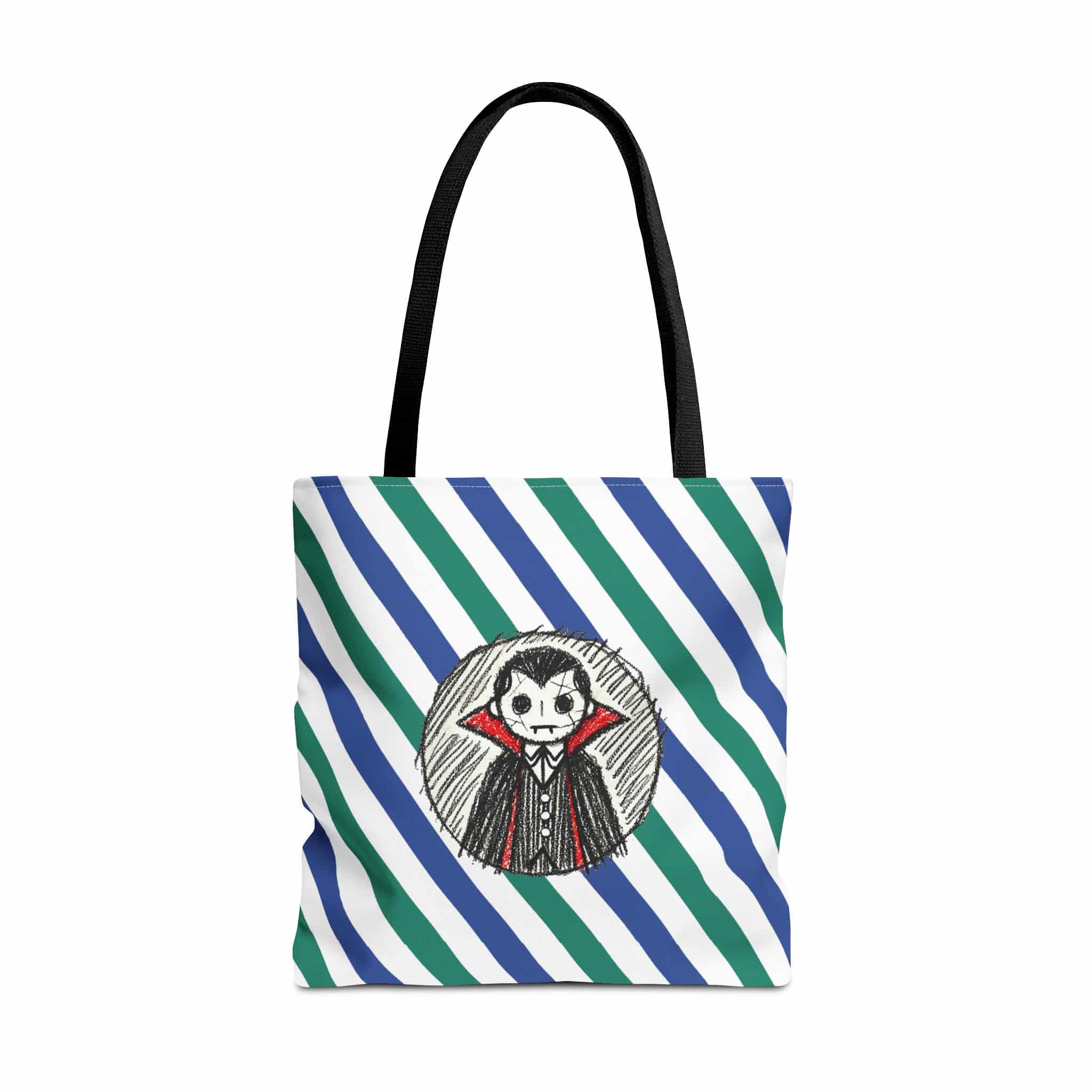 Dracula Tote bag – Vampire purse – Gothic handbag vampire print - Image 5