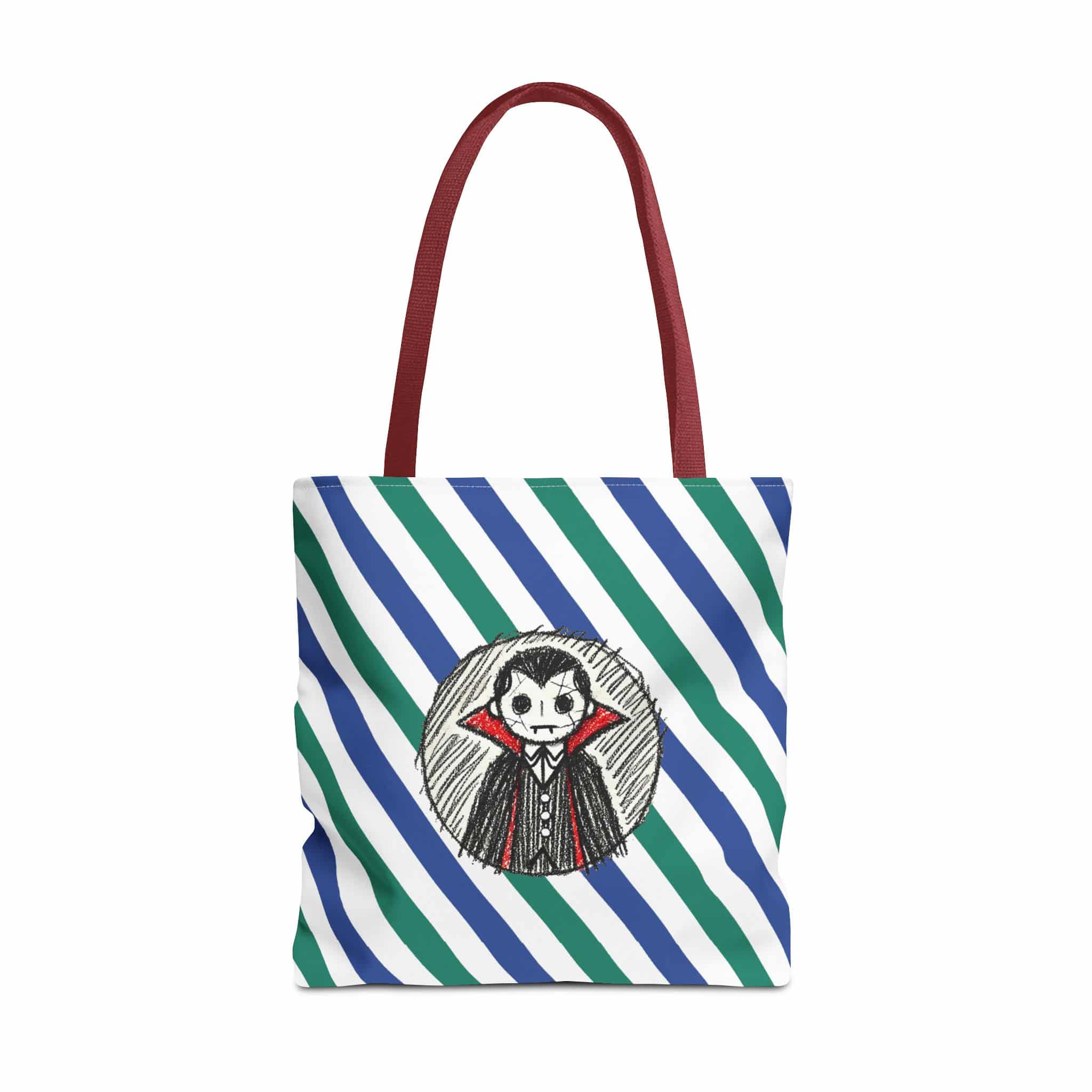 Dracula Tote bag – Vampire purse – Gothic handbag vampire print - Image 11