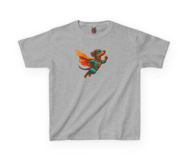 T-shirt graphique Chien Super-Héros