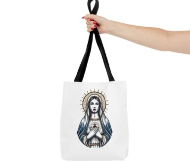 Tote Bag with Religious Artwork