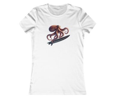 Camiseta gráfica de pulpo