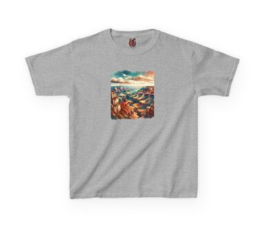 Gray T-Shirt with Grand Canyon Graphic