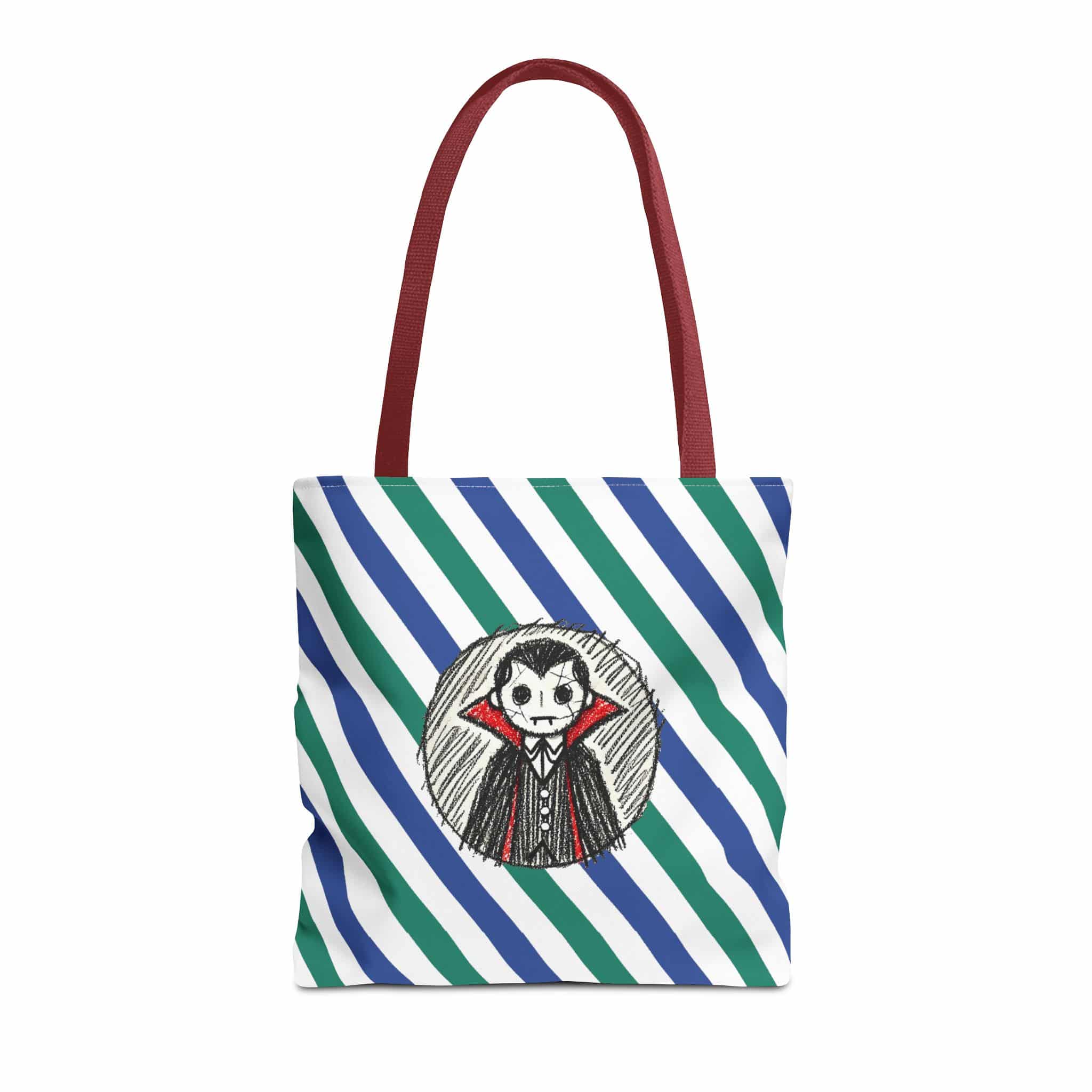 Dracula Tote bag – Vampire purse – Gothic handbag vampire print - Image 9