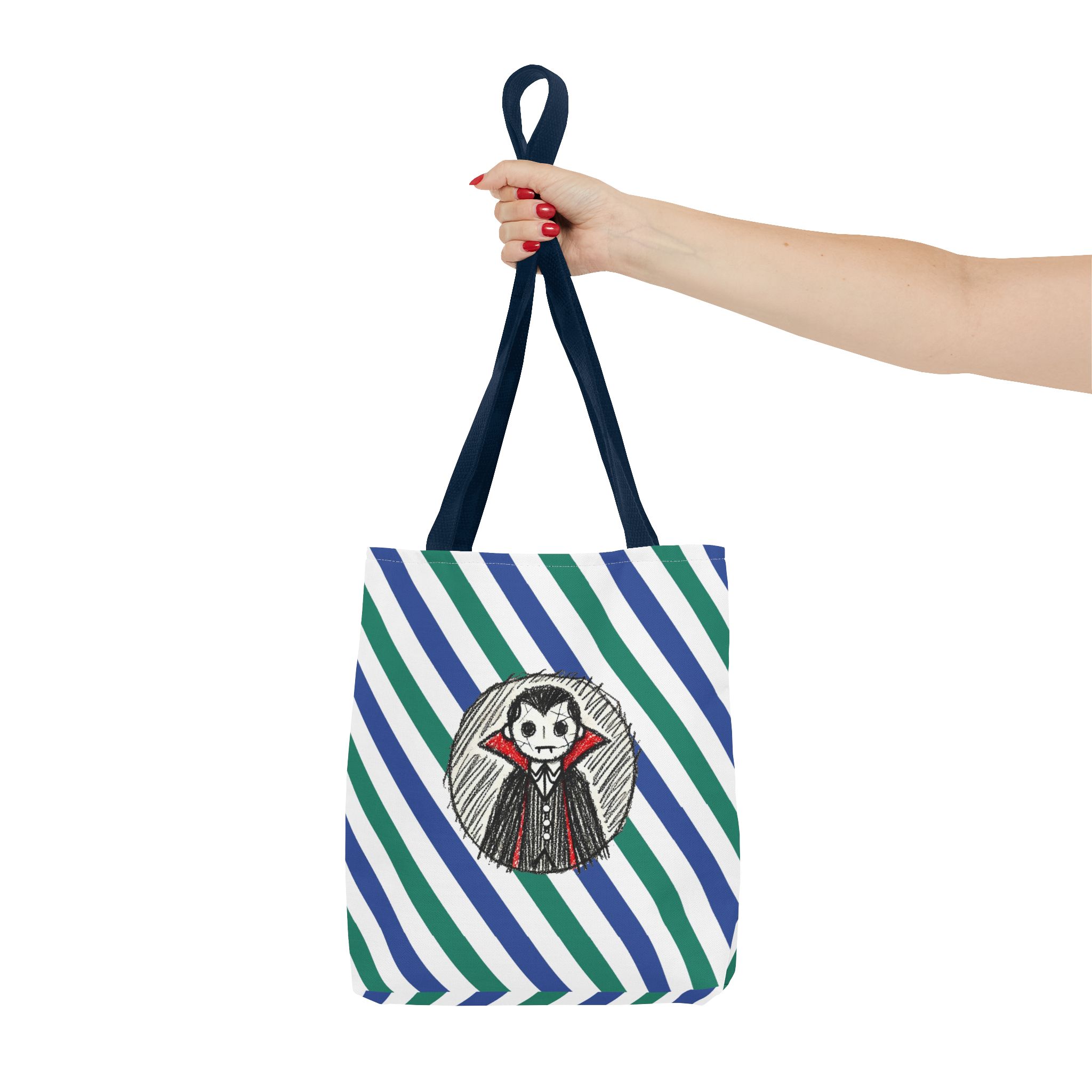 Dracula Tote bag – Vampire purse – Gothic handbag vampire print - Image 26
