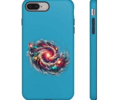 Swirling Galaxy Design Phone Case