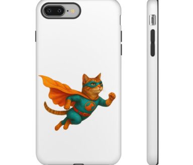 Funda de teléfono Superhero Cat