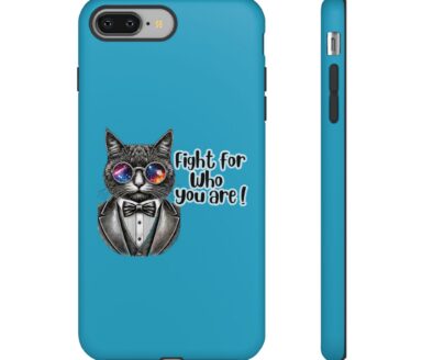 Cat Phone Case with Graphic Design
