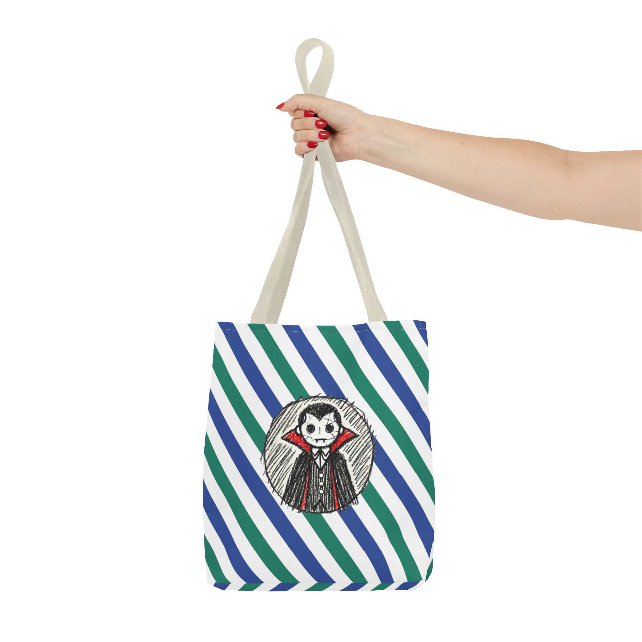 Dracula Tote bag – Vampire purse – Gothic handbag vampire print - Image 20