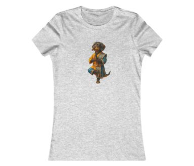 T-shirt Chien en Tenue Traditionnelle