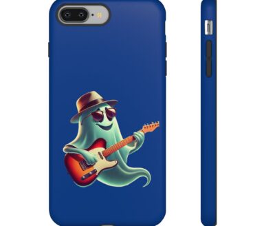 Cartoon Ghost Playing Guitar Phone Case