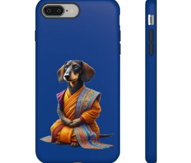Étui pour téléphone portable en forme de teckel