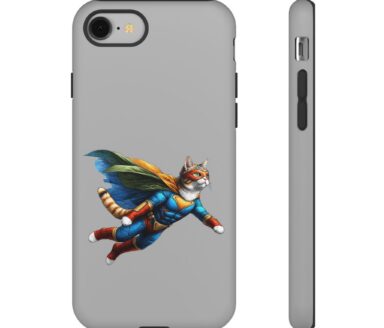 Funda de teléfono Superhero Cat
