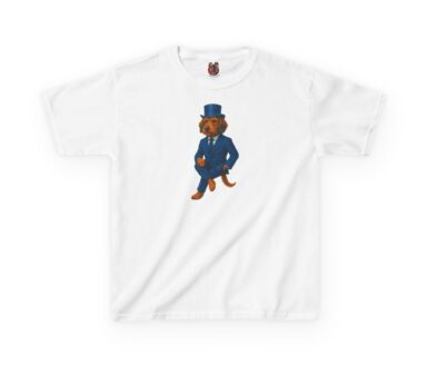 Dog in Suit Graphic T-Shirt