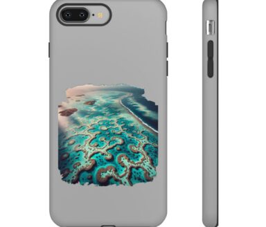 Phone Case with Coral Reef Design