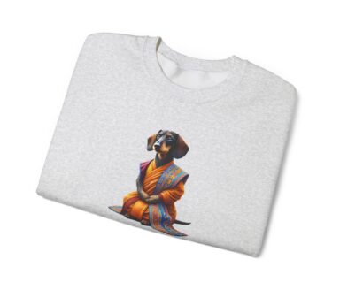 Dachshund Dog in Monk Robe Sweatshirt