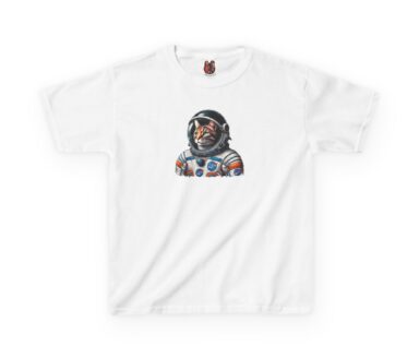 Astronaut Dog Graphic T-Shirt