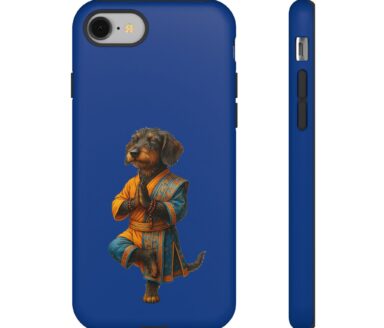 Coque de téléphone Yoga teckel