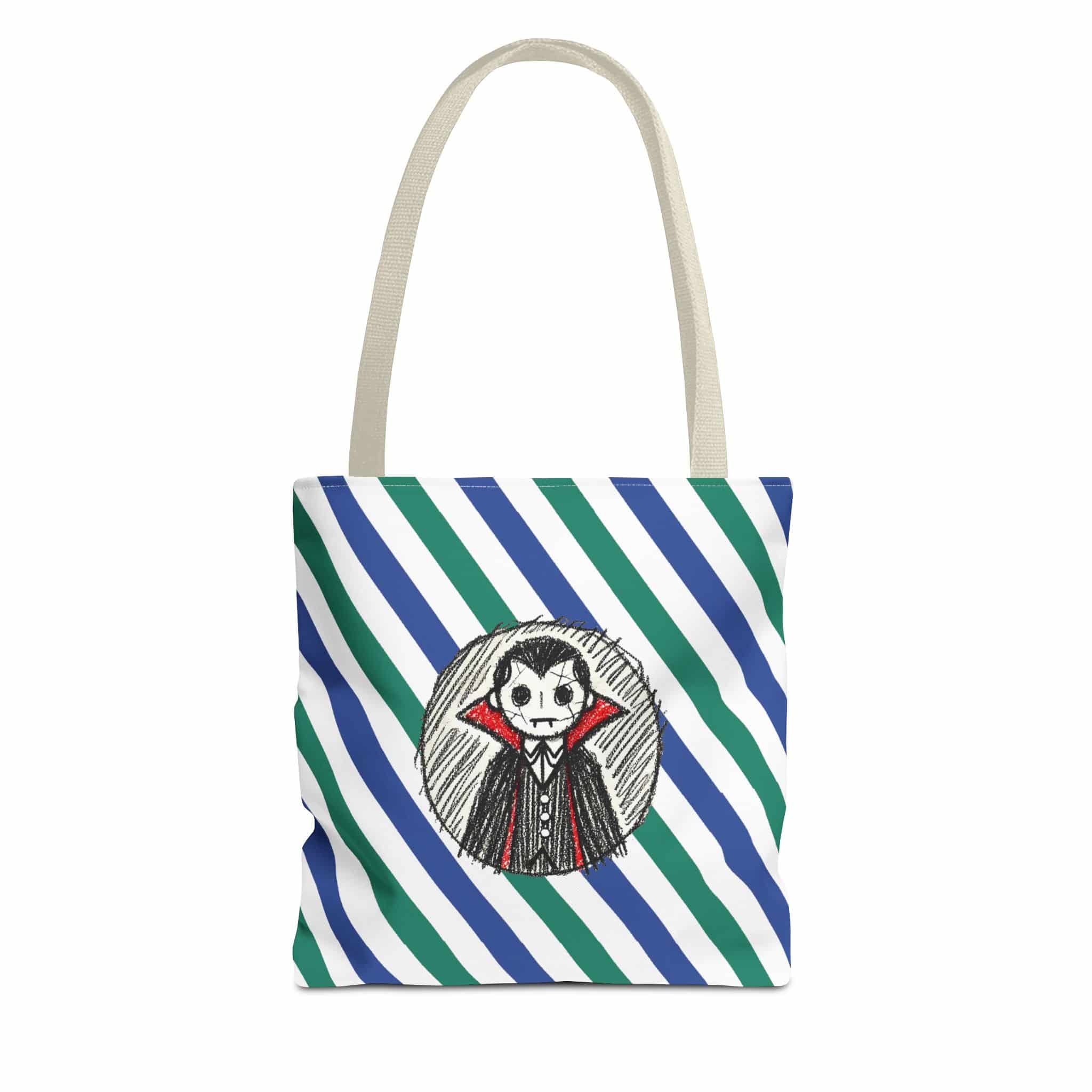 Dracula Tote bag – Vampire purse – Gothic handbag vampire print - Image 19